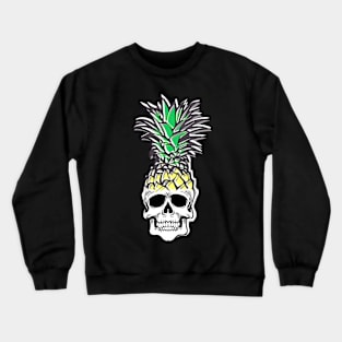 Pineapple Skull Head Combination Vintage Crewneck Sweatshirt